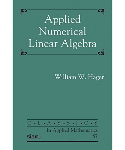 Imagen de archivo de Applied Numerical Linear Algebra (Classics in Applied Mathematics) a la venta por Orbiting Books