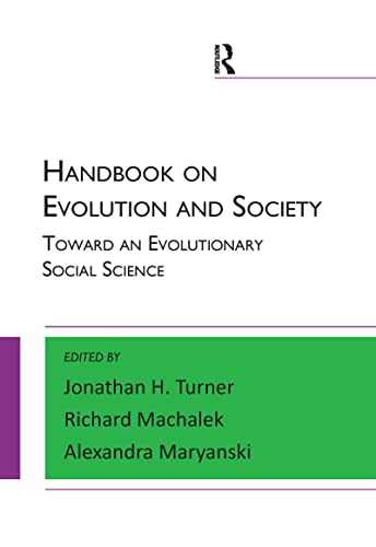 9781612058955: Handbook on Evolution and Society: Toward an Evolutionary Social Science