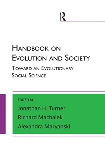 Imagen de archivo de Handbook on Evolution and Society a la venta por Blackwell's