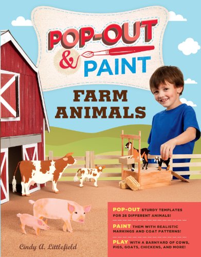 9781612121390: Pop-Out And Paint Farm Animals