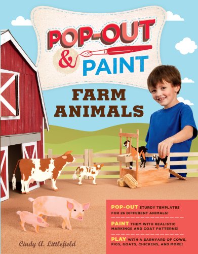 Pop-Out & Paint: Farm Animals