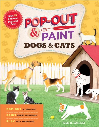 9781612121406: Pop-Out & Paint Dogs & Cats