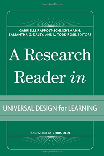 Beispielbild fr A Research Reader in Universal Design for Learning zum Verkauf von ThriftBooks-Dallas