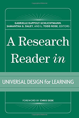 Imagen de archivo de A Research Reader in Universal Design for Learning a la venta por SecondSale