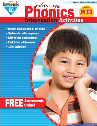 9781612691428: Newmark Learning Grade K Everyday Intervention Activities Aid for Phonics (Eia)