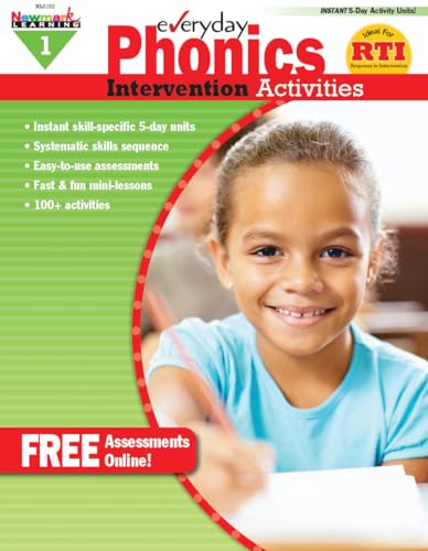 9781612691435: Everyday Phonics Intervention Activities Grade 1 Book Teacher Resource