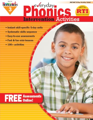 9781612691459: Newmark Learning Grade 3 Everyday Intervention Activities Aid for Phonics