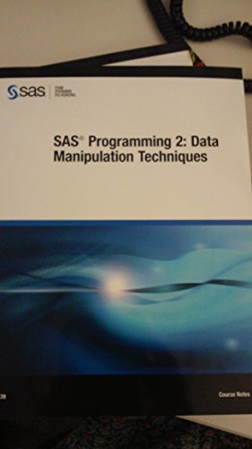 Beispielbild fr SAS Programming 2: Data Manipulation Techniques zum Verkauf von ThriftBooks-Atlanta