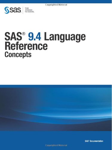 9781612905648: SAS 9.4 Language Reference - Concepts