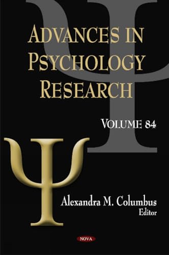 9781613243176: Advances in Psychology Research: Volume 84