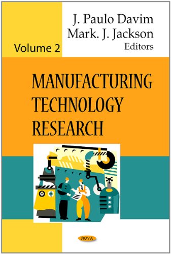Beispielbild fr Manufacturing Technology Research [Hardcover] Davim, J. Paulo and Jackson, Mark J. zum Verkauf von RUSH HOUR BUSINESS