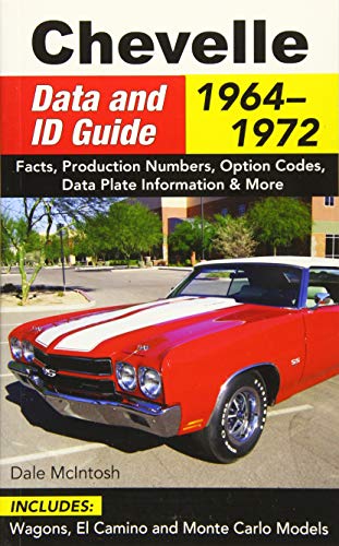 Stock image for Chevelle Data and ID Guide: 1964-1972 for sale by suffolkbooks