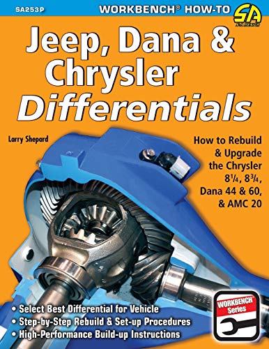 9781613256060: Jeep, Dana & Chrysler Differentials: How to Rebuild the 8-1/4, 8-3/4, Dana 44 & 60 & AMC 20