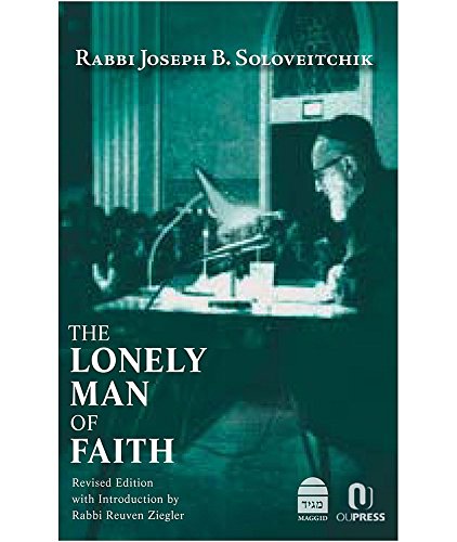 Beispielbild fr The Lonely Man of Faith zum Verkauf von Wonder Book