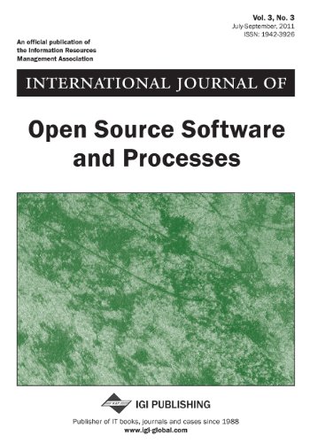 International Journal of Open Source Software and Processes, Vol 3 ISS 3 (9781613508732) by Koch