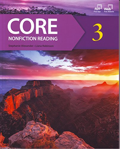 Stock image for CORE Nonfiction Reading 3 (Student Book and Reading Fluency Workbook) for sale by Books Unplugged