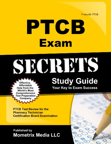 Where can you find study materials for a pharmacy technician exam?