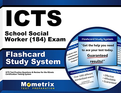 9781614035732: Icts School Social Worker 184 Exam Flashcard Study System
