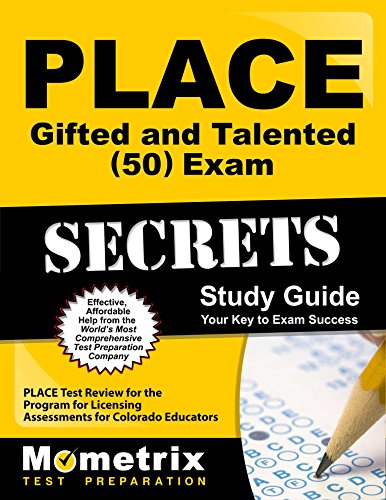 Stock image for PLACE Gifted and Talented (50) Exam Secrets Study Guide: PLACE Test Review for the Program for Licensing Assessments for Colorado Educators for sale by SecondSale