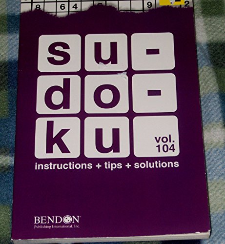 Stock image for Su-do-ku. Vol.102. Instructions + Tips + Solutions. for sale by BookHolders