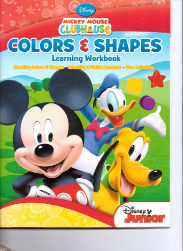 9781614058496: Mickey Mouse Clubhouse Colors & Shapes Learning Workbook