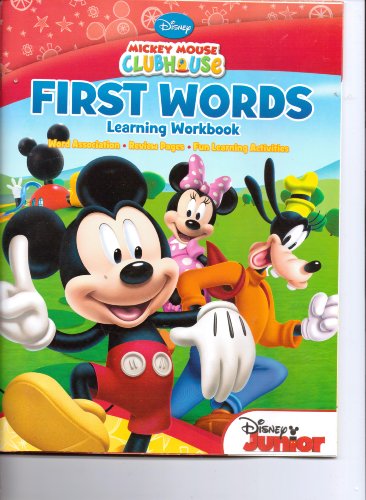 Imagen de archivo de Mickey Mouse Clubhouse First Words Learning Workbook a la venta por -OnTimeBooks-