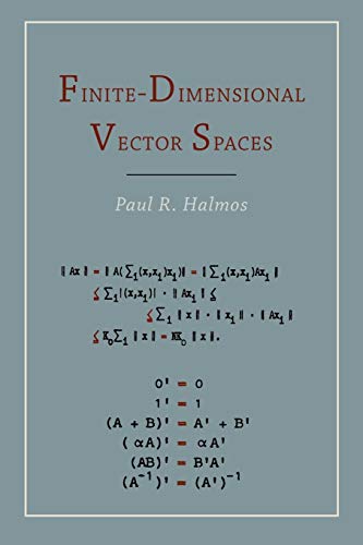 Imagen de archivo de Finite Dimensional Vector Spaces a la venta por Amazing Books Pittsburgh