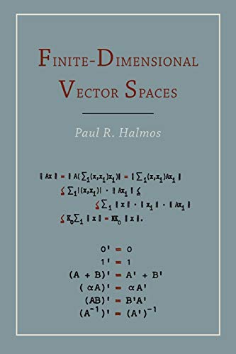 

Finite-dimensional Vector Spaces (clearance)