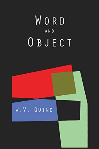 Word and Object (Studies in Communication) - Quine, Willard van Orman