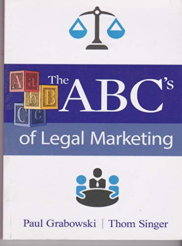 Stock image for The ABC's OF Legal Marketing for sale by HPB-Red