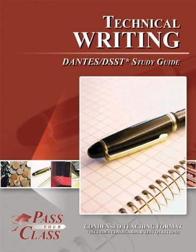 9781614330660: DSST Technical Writing DANTES Study Guide (Perfect Bound)