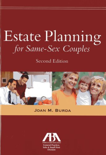Stock image for Estate Planning for Same-Sex Couples for sale by HPB-Ruby