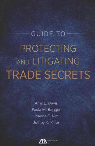 Imagen de archivo de Guide to Protecting and Litigating Trade Secrets a la venta por Half Price Books Inc.
