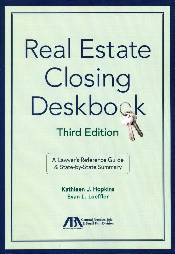Stock image for Real Estate Closing Deskbook for sale by dsmbooks