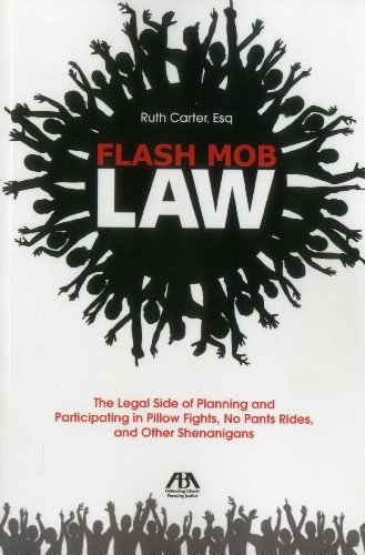 9781614389569: Flash Mob Law: The Legal Side of Planning and Participating in Pillow Fights, No Pants Rides, and Other Shenanigans