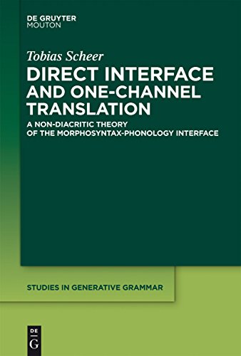 9781614511083: Direct Interface and One-Channel Translation: A Non-diacritic Theory of the Morphosyntax-phonology Interface; a Lateral Theory of Phonology Volume 2