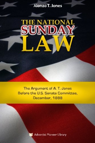 Beispielbild fr The National Sunday Law zum Verkauf von GF Books, Inc.