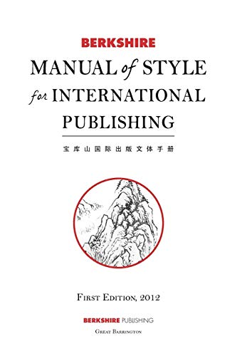 Stock image for Berkshire Manual of Style for International Publishing for sale by ThriftBooks-Atlanta