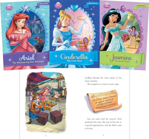 9781614792109: Disney Princess Set 3 (Set): Ariel, the Shimmering Star Necklace / Cinderella, the Lost Tera / Jasmine, the Jewel Orchard