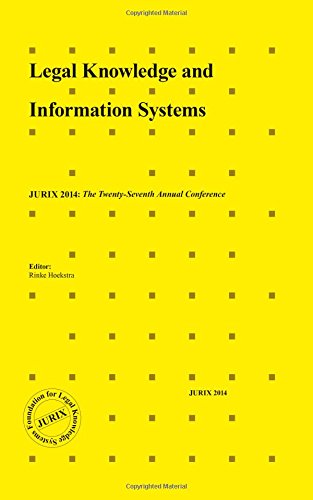 9781614994671: Legal Knowledge and Information Systems: Jurix 2014: the Twenty-Seventh Annual Conference