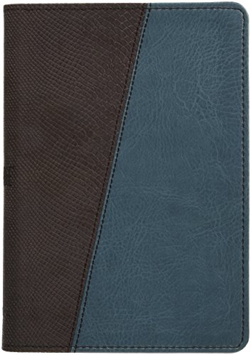 Stock image for The Message Compact, Python (Leather-Look, Brown/Teal): The Bible in Contemporary Language for sale by Goodwill of Colorado