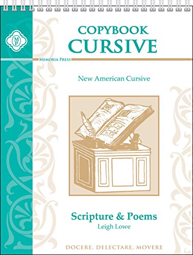 Stock image for Copybook Cursive: Scripture Poems (New American Cursive) for sale by The Happy Book Stack