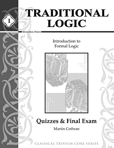 Stock image for Traditional Logic I, Quizzes and Tests for sale by HPB-Emerald
