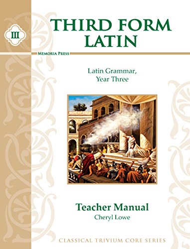 Stock image for Third Form Latin, Teacher Manual for sale by HPB Inc.
