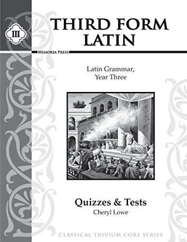 9781615381319: Third Form Latin, Quizzes and Tests