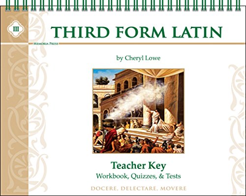 Beispielbild fr Third Form Latin, Workbook and Test Key zum Verkauf von Better World Books