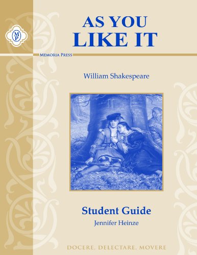 Stock image for As You Like It, Student Study Guide for sale by Books Unplugged