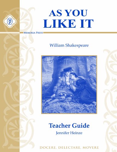 Stock image for As You Like It, Teacher Guide for sale by SecondSale