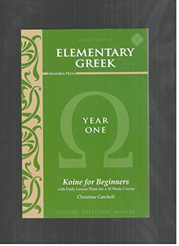 Stock image for Elementary Greek: Year 1 Textbook, Second Edition for sale by HPB-Red