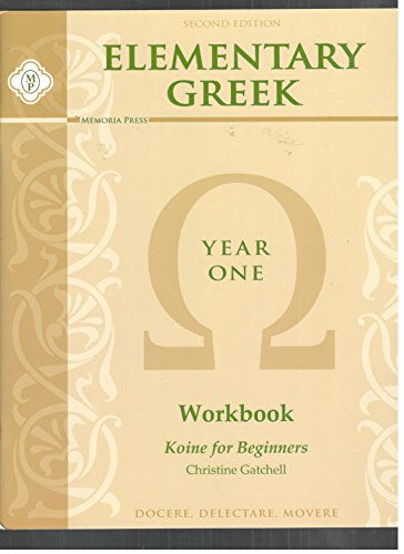 Stock image for Elementary Greek: Year 1 Workbook, Second Edition for sale by HPB-Red